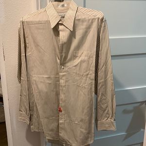 Today’s Man Pinstripe Dress Shirt Size 16 1/2 34